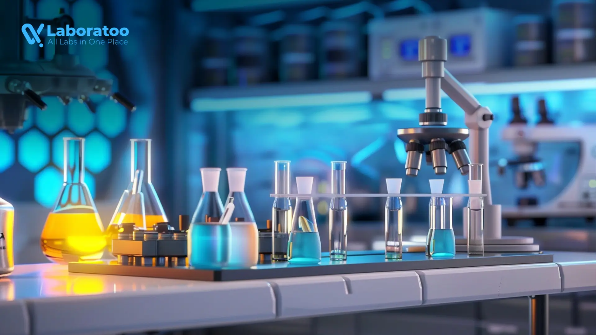Vitamin D test in Qatar conducted at a modern medical laboratory
