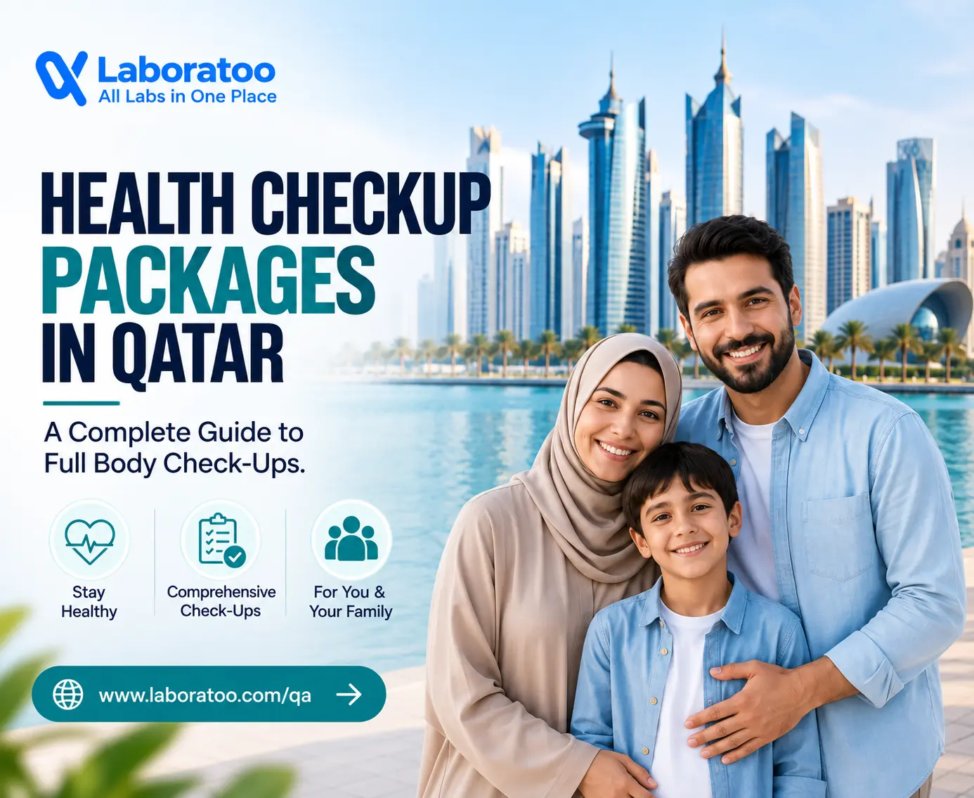 Health Checkup Packages in Qatar – Complete guide to full body check-ups for individuals and families by Laboratoo.